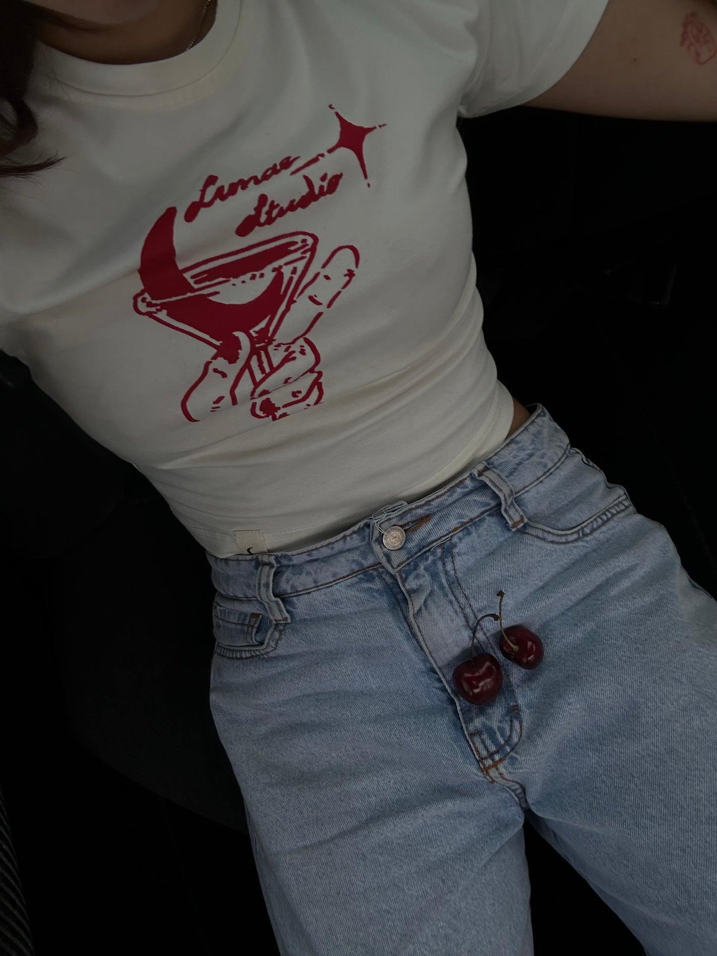 Camiseta Baby Tee "Martini"