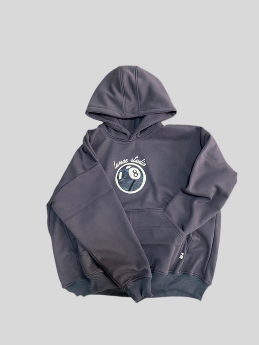 Hoodie Oversize "Billar" Gris